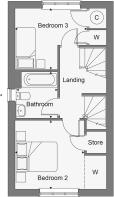 Dandara - Meadow View - The Parham, Home 167 floorplan