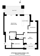 Floorplan area for info only, not for £/sq. ft valuation