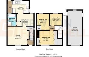 Ground Floor, First Floor & Garage