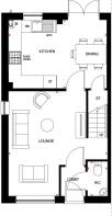 Barratt @ Treledan Maidstone ground floor plan