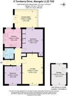 Floor Plan -  6 Turnberry Drive, Abergele LL22 7UD
