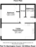 Floorplan area for info only, not for £/sq. ft valuation