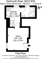 Studio 3 Flat 1 35 Dartmouth Road, London SE23 3HN