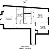 Floorplan area for info only, not for £/sq. ft valuation