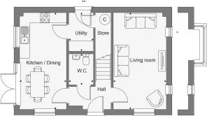 Dandara - Manor Park - The Haddon, Home 145 floorplan