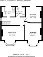 Flat 2 Floor Plan