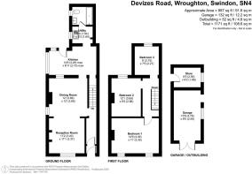Floorplan - 33 Devizes Road, Wroughton, Swindon.jp