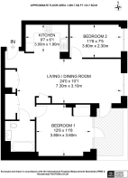 Floorplan area for info only, not for £/sq. ft valuation