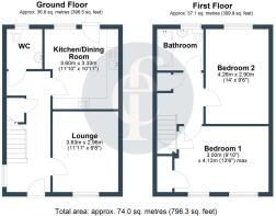 11 Regan Avenue, Stratford Upon Avon - all floors
