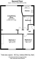 Flat 5 , 113 Chesterton Road, Cambridge Floor Plan
