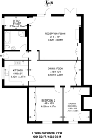Floorplan area for info only, not for Â£/sq. ft valuation