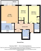 Floorplan - Flat 29 Heritage Place, Broadmark Lane