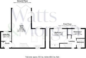 33 Shakespeare Drive, Llantwit Major - all floors.