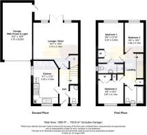 Floorplan - 8 Etherington Place, Littlehampton, BN