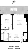Floorplan area for info only, not for £/sq. ft valuation