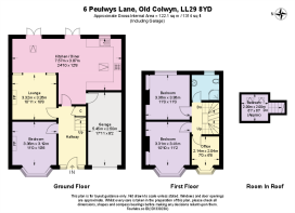 Floor Plan -  6 Peulwys Lane, Old Colwyn LL29 8YD.