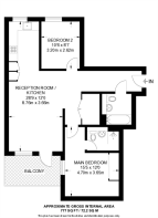 Floorplan area for info only, not for £/sq. ft valuation