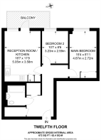 Floorplan area for info only, not for Â£/sq. ft valuation