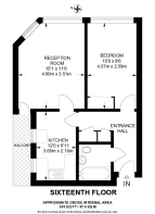 Floorplan area for info only, not for £/sq. ft valuation