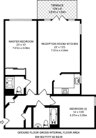 Floorplan area for info only, not for £/sq. ft valuation