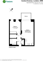 Floorplan area for info only, not for £/sq. ft valuation