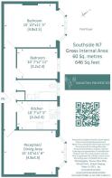 PLAN To Let 2 Bedroom Carleton Road N7 www.islingt