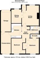 2D Floor Plan 2 Ystad Castell Morfa, Harlech - all