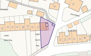 Rose Cottage, 1 Upper Burch Row, Eyam, site plan.J