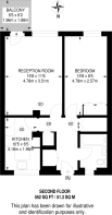 Floorplan area for info only, not for £/sq. ft valuation