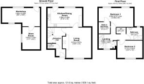 2 Perry Mill Cottages - Floorplan