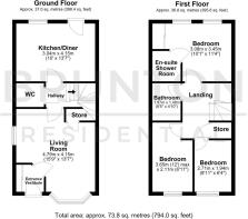 14 Hartburn Close, Newcastle Upon Tyne - all floor