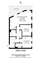 Floorplan area for info only, not for £/sq. ft valuation