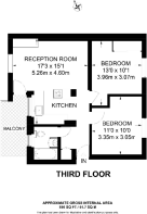 Floorplan area for info only, not for £/sq. ft valuation