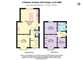 Floor Plan - 6 Penrhos Avenue, Old Colwyn LL29 9HW