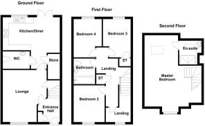 28 lavender court, Mirfield - all floors.JPG