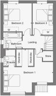 Dandara - Hawthorn Grove - The Wotton, Home 2 floorplan