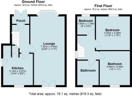 70 Hinckley Road. Floorplan