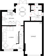 Ground floor of 3 bedroom Bewdley