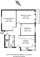 Floorplan area for info only, not for £/sq. ft valuation