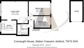 4, Connaught House, Station Crescent, Ashford, TW1