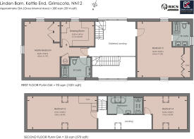 First & Second Floor Plans