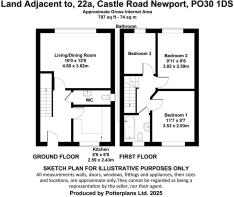 Land Adjacent to, 22a,  Castle Road Newport,  PO30