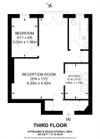 Floorplan area for info only, not for £/sq. ft valuation