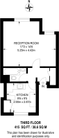 Floorplan area for info only, not for £/sq. ft valuation