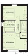 First floor of our 2 bed Kenley home