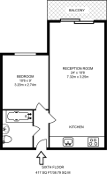 Floorplan area for info only, not for Â£/sq. ft valuation