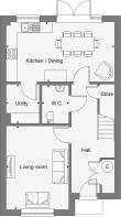 Dandara - The Orchard - The Woburn, Home 2 floorplan
