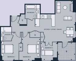 Plot floorplan