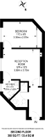 Floorplan area for info only, not for £/sq. ft valuation