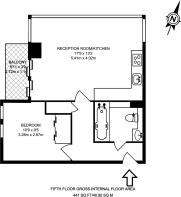 Floorplan area for info only, not for £/sq. ft valuation